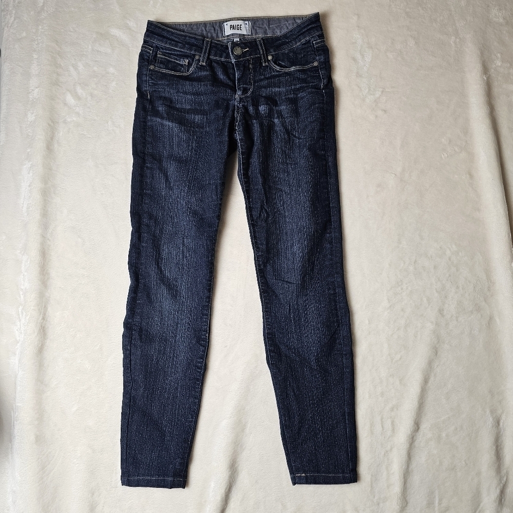 PAIGE Jeans Skyline Straight 26 Women’s Denim Jeans blue medium wash
